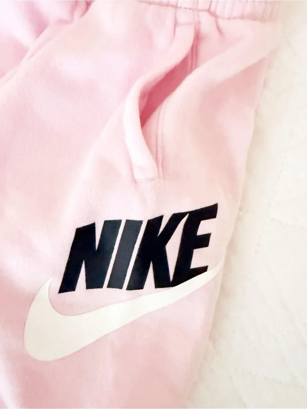 Nike 3T Kids' Pink Fleece Sweatpants Joggers